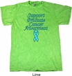 Support Prostate Cancer Mineral Washed Tie Dye T-Shirt