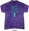 Support Prostate Cancer Mineral Washed Tie Dye T-Shirt