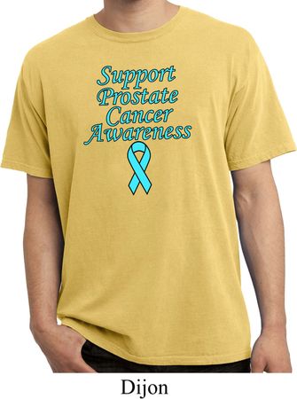 Support Prostate Cancer Pigment Dyed T-shirt