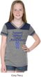 Support Stomach Cancer Awareness Girls Football Tee