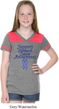 Support Stomach Cancer Awareness Girls Football Tee