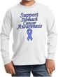 Support Stomach Cancer Awareness Kids Long Sleeve