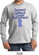 Support Stomach Cancer Awareness Kids Long Sleeve