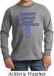 Support Stomach Cancer Awareness Kids Long Sleeve