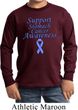 Support Stomach Cancer Awareness Kids Long Sleeve