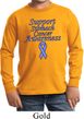 Support Stomach Cancer Awareness Kids Long Sleeve