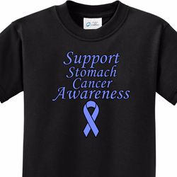 Support Stomach Cancer Awareness Kids Shirts