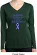 Support Stomach Cancer Awareness Ladies Dry Wicking Long Sleeve