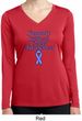 Support Stomach Cancer Awareness Ladies Dry Wicking Long Sleeve