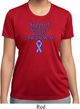 Support Stomach Cancer Awareness Ladies Dry Wicking T-shirt