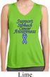 Support Stomach Cancer Awareness Ladies Dry Wicking Tank Top