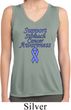 Support Stomach Cancer Awareness Ladies Dry Wicking Tank Top