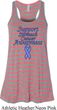 Support Stomach Cancer Awareness Ladies Flowy Racerback