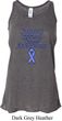 Support Stomach Cancer Awareness Ladies Flowy Racerback
