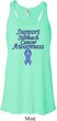 Support Stomach Cancer Awareness Ladies Flowy Racerback
