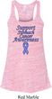 Support Stomach Cancer Awareness Ladies Flowy Racerback