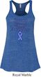 Support Stomach Cancer Awareness Ladies Flowy Racerback