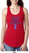 Support Stomach Cancer Awareness Ladies Ideal Racerback