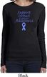 Support Stomach Cancer Awareness Ladies Long Sleeve