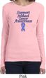 Support Stomach Cancer Awareness Ladies Long Sleeve