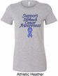 Support Stomach Cancer Awareness Ladies Longer Length Shirt