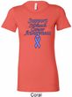 Support Stomach Cancer Awareness Ladies Longer Length Shirt
