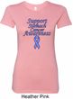Support Stomach Cancer Awareness Ladies Longer Length Shirt