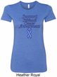 Support Stomach Cancer Awareness Ladies Longer Length Shirt