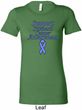 Support Stomach Cancer Awareness Ladies Longer Length Shirt