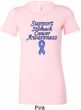 Support Stomach Cancer Awareness Ladies Longer Length Shirt