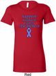 Support Stomach Cancer Awareness Ladies Longer Length Shirt