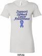 Support Stomach Cancer Awareness Ladies Longer Length Shirt