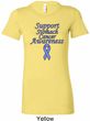 Support Stomach Cancer Awareness Ladies Longer Length Shirt