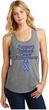 Support Stomach Cancer Awareness Ladies Racerback