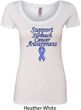 Support Stomach Cancer Awareness Ladies Scoop Neck