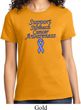 Support Stomach Cancer Awareness Ladies T-shirt