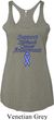 Support Stomach Cancer Awareness Ladies Tri Blend Racerback