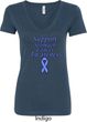 Support Stomach Cancer Awareness Ladies V-Neck