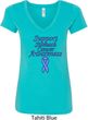 Support Stomach Cancer Awareness Ladies V-Neck