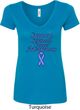 Support Stomach Cancer Awareness Ladies V-Neck