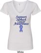 Support Stomach Cancer Awareness Ladies V-Neck