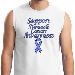 Support Stomach Cancer Awareness Muscle Shirt
