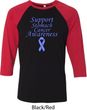 Support Stomach Cancer Awareness Raglan Shirt