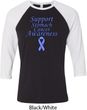 Support Stomach Cancer Awareness Raglan Shirt