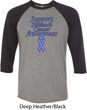 Support Stomach Cancer Awareness Raglan Shirt