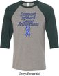 Support Stomach Cancer Awareness Raglan Shirt