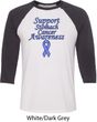 Support Stomach Cancer Awareness Raglan Shirt