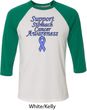 Support Stomach Cancer Awareness Raglan Shirt