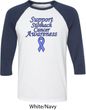 Support Stomach Cancer Awareness Raglan Shirt