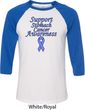 Support Stomach Cancer Awareness Raglan Shirt
